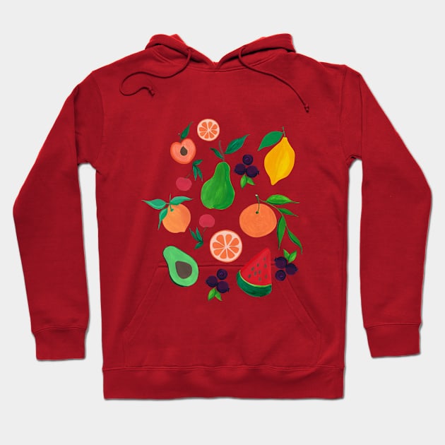 Don`t forget to eat your fruits Hoodie by estudioanzol
